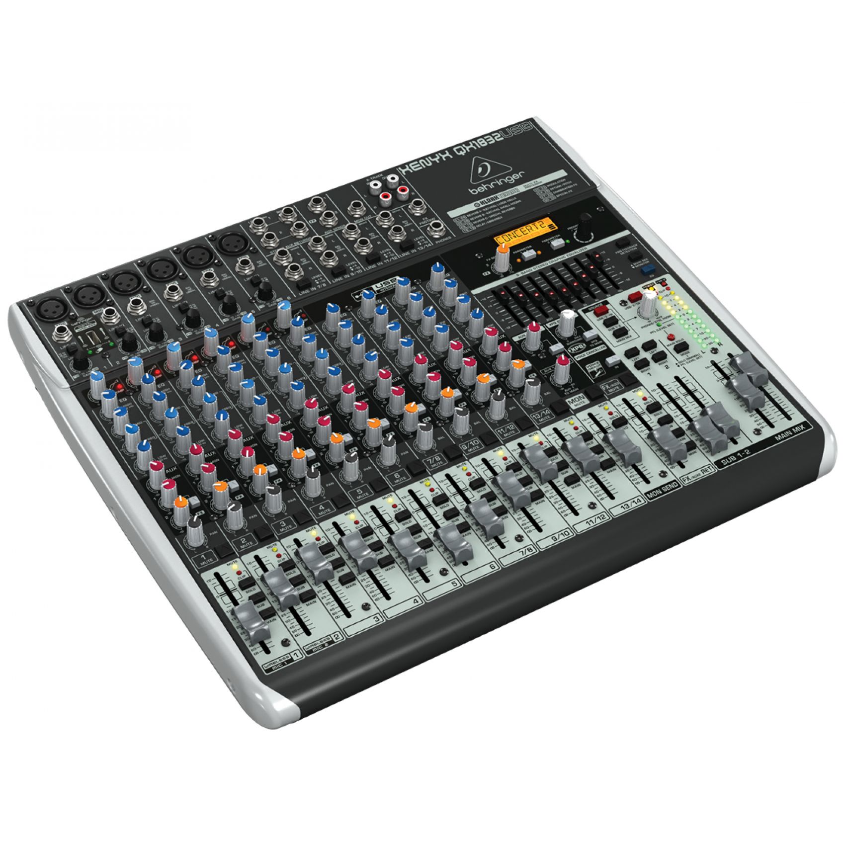 Behringer XENYX QX1832USB Mixer con Effetti USB DJ e Karaoke 18 canali