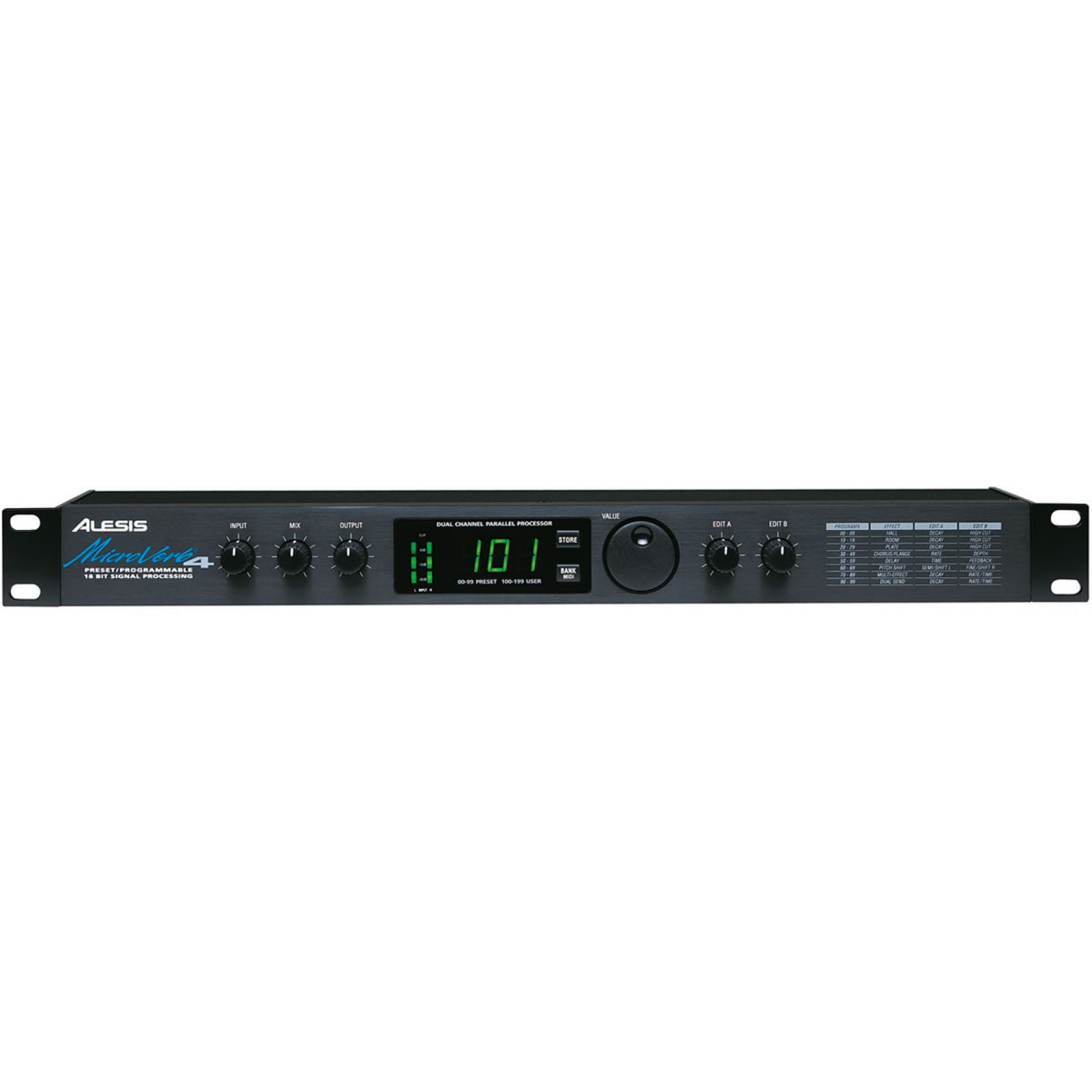 Alesis MICROVERB IV MULTIEFFETTO DIGITALE STEREO MIDI