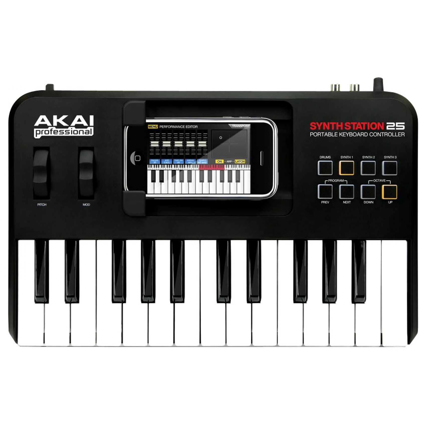 AKAI SYNTHSTATION 25 - MIDI CONTROLLER USB PER IPHONE/IPOD TOUCH