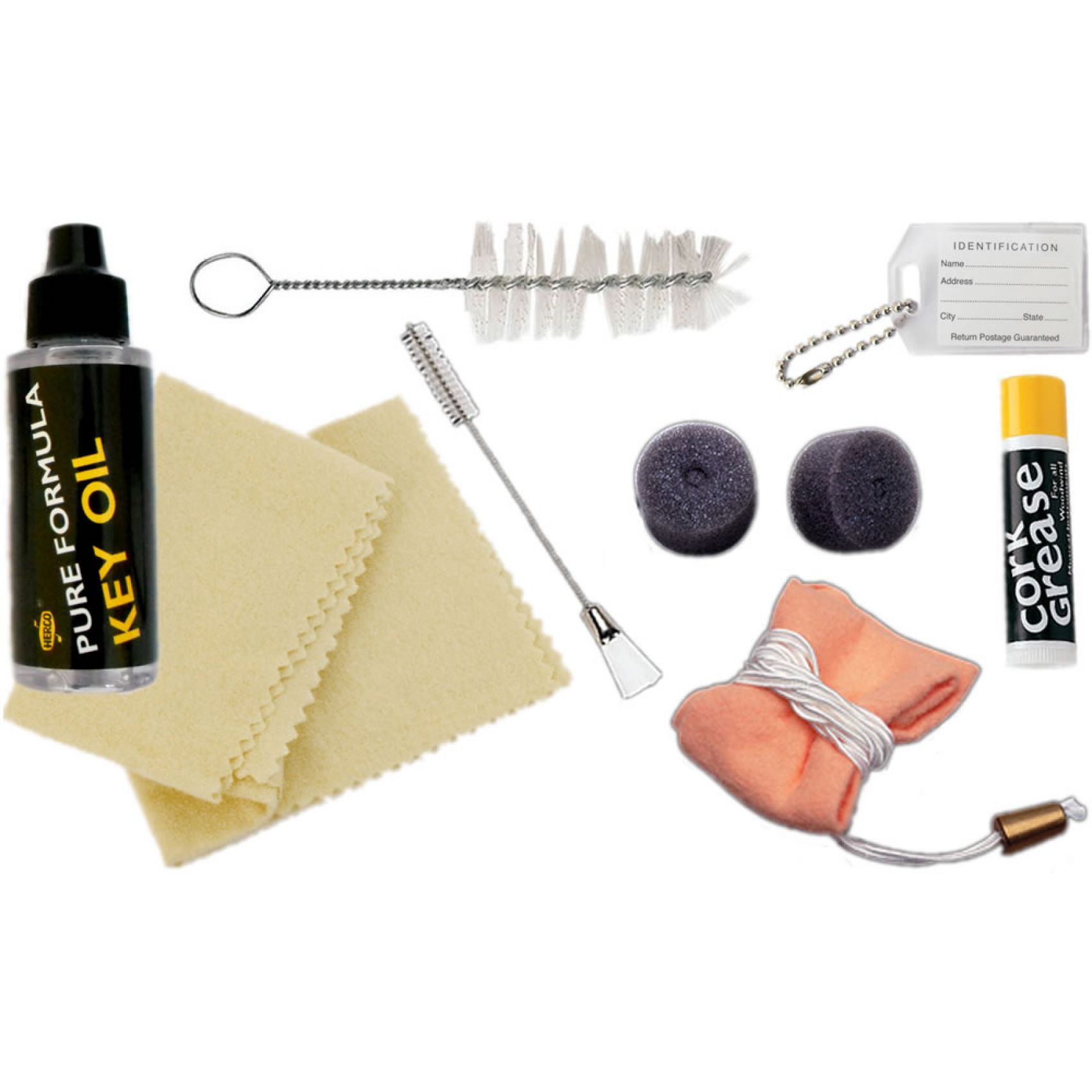 Dunlop Herco HE106 Kit Manutenzione Clarinetto olio grasso e Spazzola