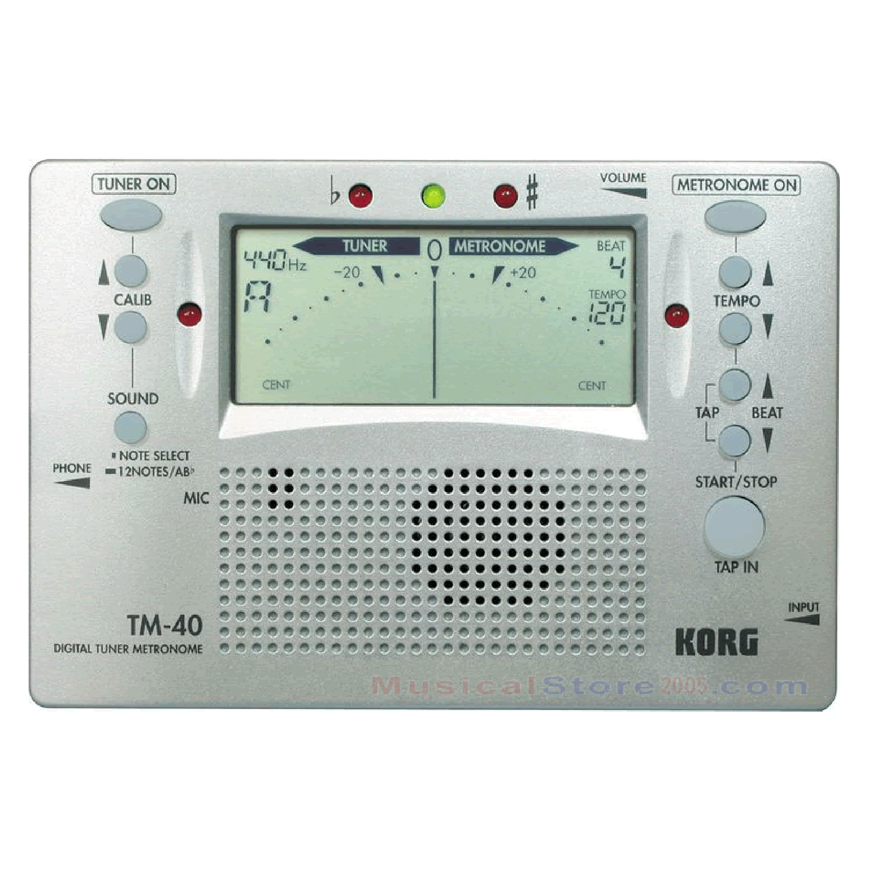 KORG TM40 - ACCORDATORE METRONOMO DIGITALE