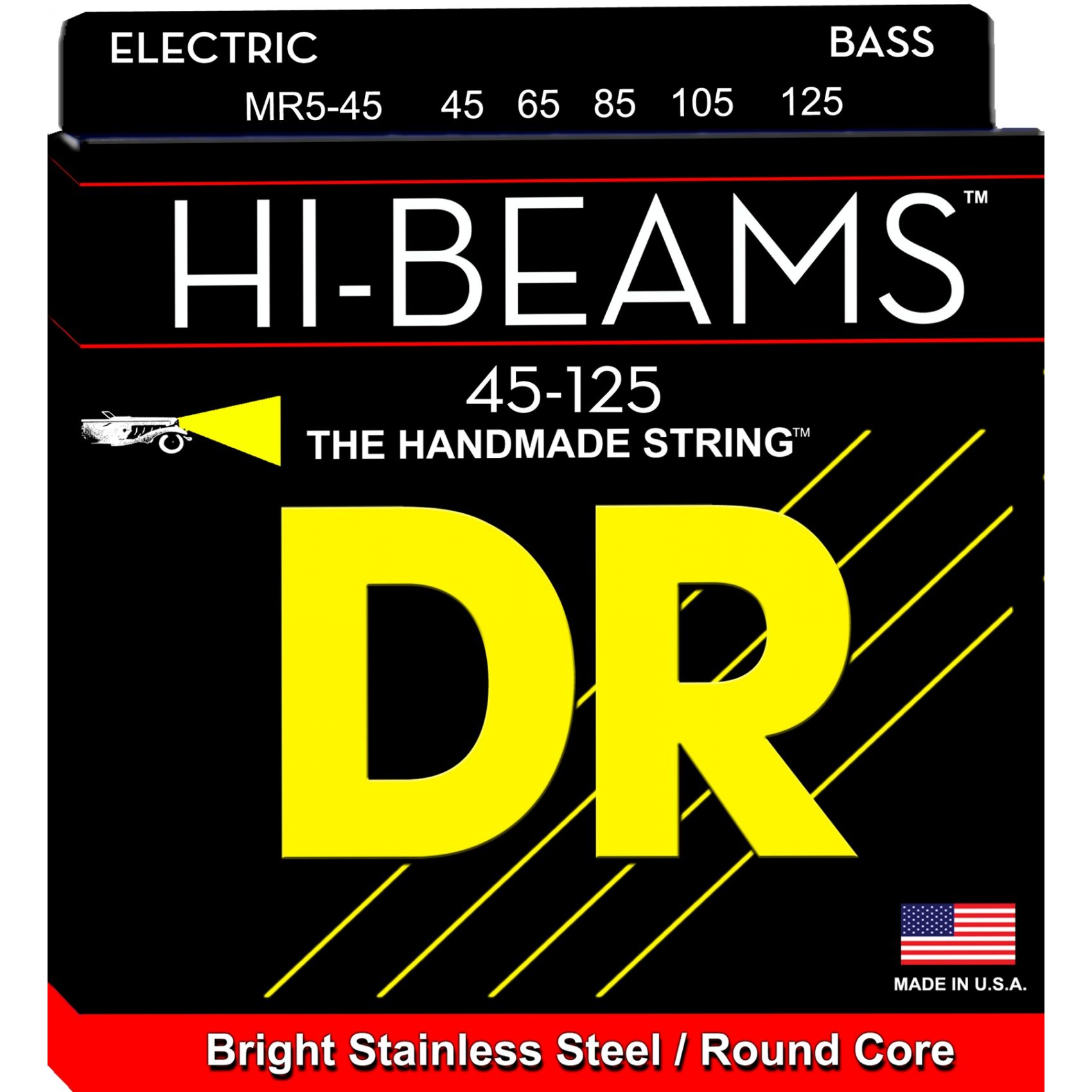 DR Strings MR5-45 Corde HI Beam 45-125