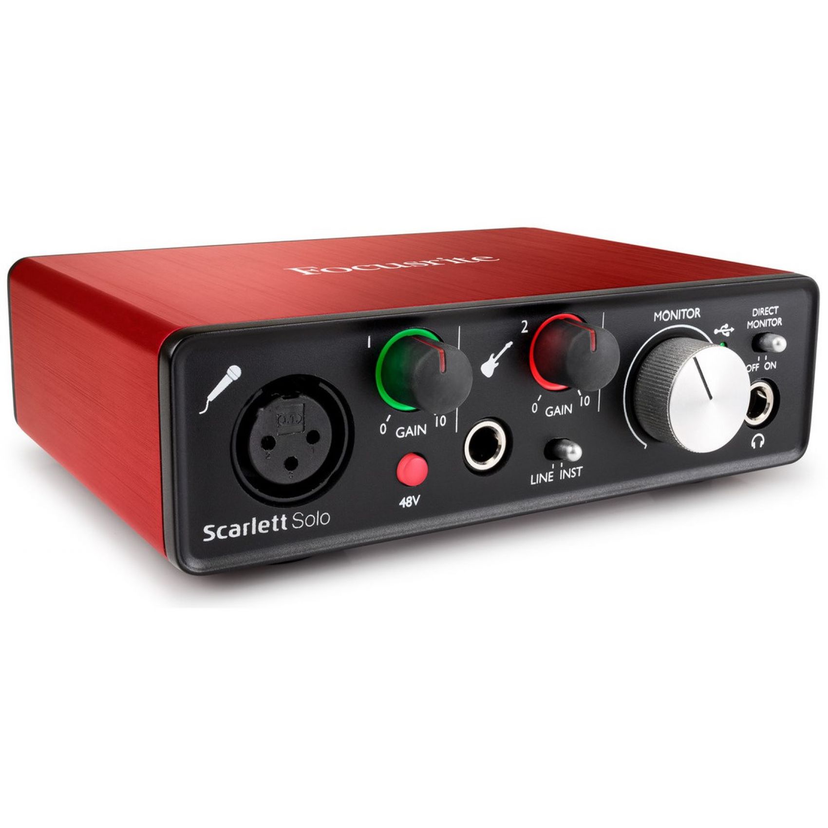 FOCUSRITE Scarlett Solo 2nd Generation MK2 Scheda Interfaccia Audio MIDI USB