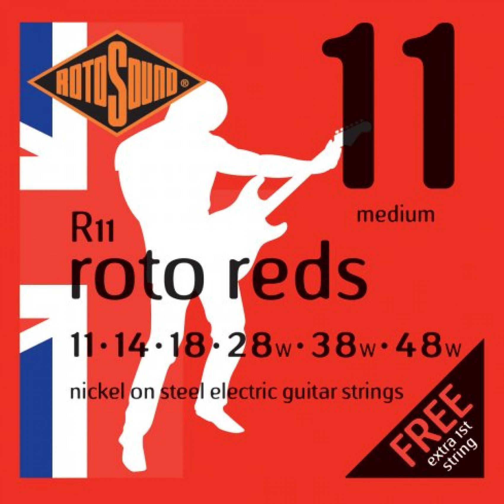 ROTOSOUND R-11 - Cordiera per chitarra elettrica 011/048w