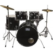 0 Eko Drums - ED-300 Drum kit Black - 5 pezzi