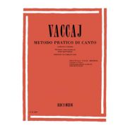 Ricordi N. Vaccaj Metodo Pratico di Canto Soprano o Tenore (+CD)