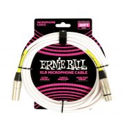 0 Ernie Ball 6389 Cavo Microfonico PVC bianco 6 m