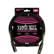 0 Ernie Ball 6390 Cavo Microfonico Braided nero 1,5 m