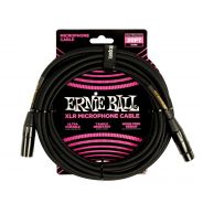 0 Ernie Ball 6392 Cavo Microfonico Braided nero 6 m