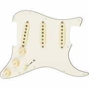 FENDER Pre-Wired Strat Pickguard Custom Shop Texas Special SSS Parchment 11 Hole PG