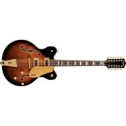 0 GRETSCH G5422G-12 Electromatic Classic Hollow Body Double-Cut 12-String with Gold Hardware Laurel Fingerboard Single Barrel Burst
