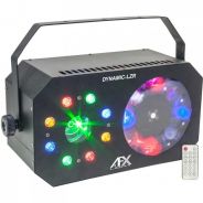 0 AFX Light DYNAMIC-LZR LED Wash Strobe Gobo + Laser 150mW RG light effect