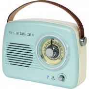 0 Madison FREESOUND-VR30 Portable Vintage FM Radio with Bluetooth 30 W