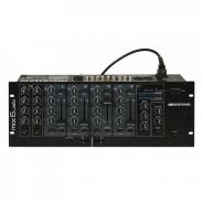 0 JB Systems MIX6usb DJ mixer with 6 channels, 2x DJ Mic, 1x USB