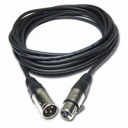 Audiophony CM/XFXM-20 XLR female / Jack male mono microphone cable - 20 m