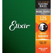 0 Elixir 15333 ELECTRIC BASS NICKEL PLATED STEEL NANOWEB Corde / set di corde per basso