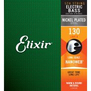 0 Elixir 15334 ELECTRIC BASS NICKEL PLATED STEEL NANOWEB Corde / set di corde per basso