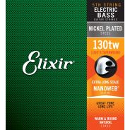 Elixir 15336 ELECTRIC BASS NICKEL PLATED STEEL NANOWEB Corde / set di corde per basso