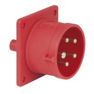 PCE - CEE 16A 400V 5p Socket Male - Rosso, IP44