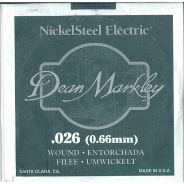 0 DEAN MARKLEY - Corda singola per Chitarra Elettrica Nickel Wound, .026