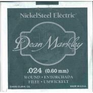 0 DEAN MARKLEY - Corda singola per Chitarra Elettrica Nickel Wound, .024