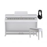 Casio AP 470 Celviano White Home Set - Pianoforte Digitale / Panchetta / Cuffie