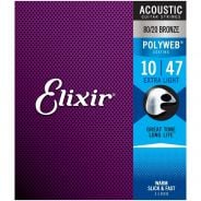 0 Elixir 11000 ACOUSTIC 80/20 BRONZE POLYWEB Corde / set di corde per chitarra acustica