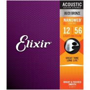 0 Elixir 11077 ACOUSTIC 80/20 BRONZE NANOWEB Corde / set di corde per chitarra acustica