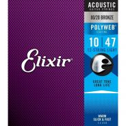 0 Elixir 11150 ACOUSTIC 80/20 BRONZE POLYWEB Corde / set di corde per chitarra acustica