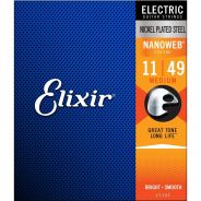 Elixir 12102 ELECTRIC NICKEL PLATED STEEL NANOWEB Corde / set di corde per chitarra elettrica