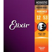 Elixir 16052 ACOUSTIC PHOSPHOR BRONZE NANOWEB Corde / set di corde per chitarra acustica