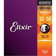 Elixir 16102 ACOUSTIC PHOSPHOR BRONZE NANOWEB Corde / set di corde per chitarra acustica