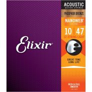 Elixir 16152 ACOUSTIC PHOSPHOR BRONZE NANOWEB Corde / set di corde per chitarra acustica