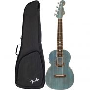 Fender Dani Harrison Ukulele Tenore Elettrificato Turquoise