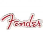 Fender Spilla Smaltata Logo Rossa