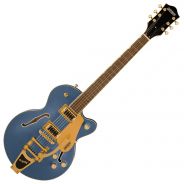 Gretsch G5655TG Electromatic Center Block Jr. Single-Cut with Bigsby and Gold Hardware, Laurel Fingerboard, Cerulean Smoke