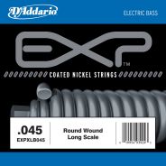 0 D'ADDARIO - EXP Coated Nickel Round Wound Bass Guitar Single String, .045