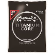 0 Martin & Co. - MTCN160 Titanium Core Acoustic Strings Light 12-55