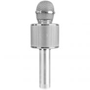 Max km01s Microfono per Karaoke Bluetooth All-in-one Silver o1