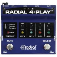 Radial 4-Play - DI Box Attiva Multi-Output per Polistrumentisti