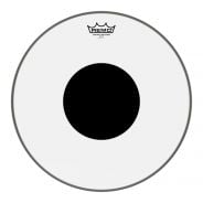 Remo CS-0114-10 Pelle Clear Controlled Sound Black Dot 14"