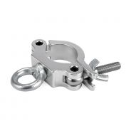 RIGGATEC RIG 400 200 085 - Halfcoupler Small Silver with ring max. load 170kg (48 - 51 mm)