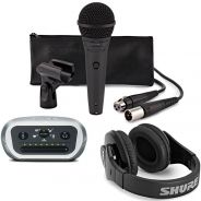 Shure Kit Registrazione Digitale Microfono PGA58 Interfaccia MVi Cuffie SRH240A