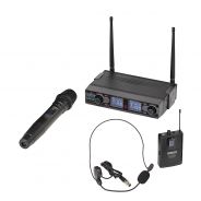 SOUNDSATION WF-D290HP - Radiomicrofono Doppio UHF Digitale / Palmare / Archetto