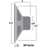 MONACOR SP-2RDP Altoparlanti Mini Da Incasso, 8 Ohm