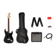 Kit Chitarra Elettrica Squier Affinity Stratocaster HSS Starter Pack Charcoal Frost Metallic