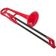 PBone Trombone in Mib Mini di Plastica Rosso