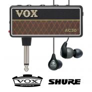 Vox Amplug 2 AC30 con Shure SE112 Grigi