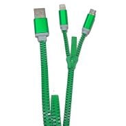 ZZIPP Cavo USB 2 in 1 Verde