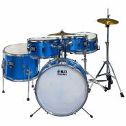 Eko Drums - ED-200 Drum kit Metallic Blue - 5 pezzi